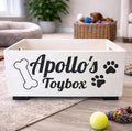 Personalized Dog Toy Bin