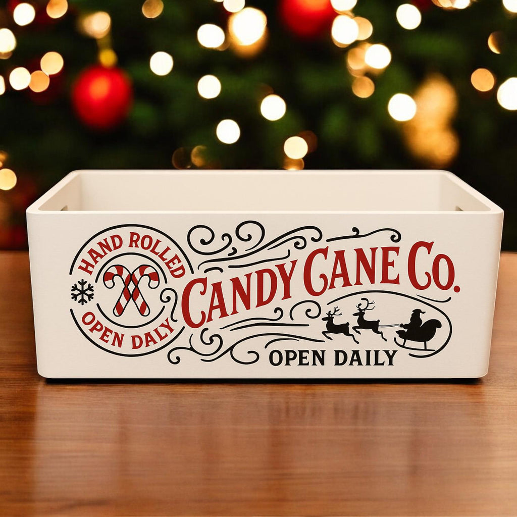 Hand-Painted Christmas Box