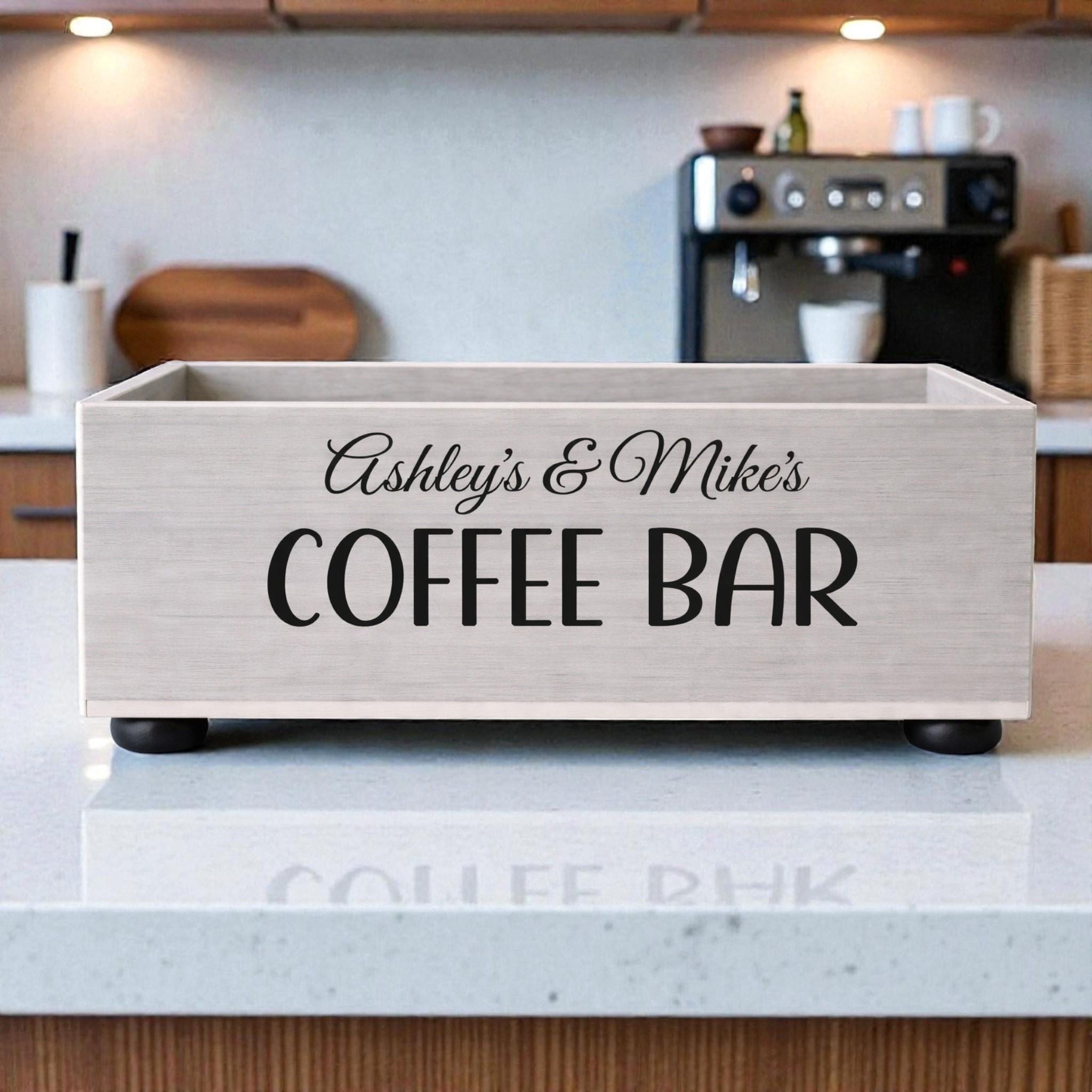 Personalized Coffee Bar Box