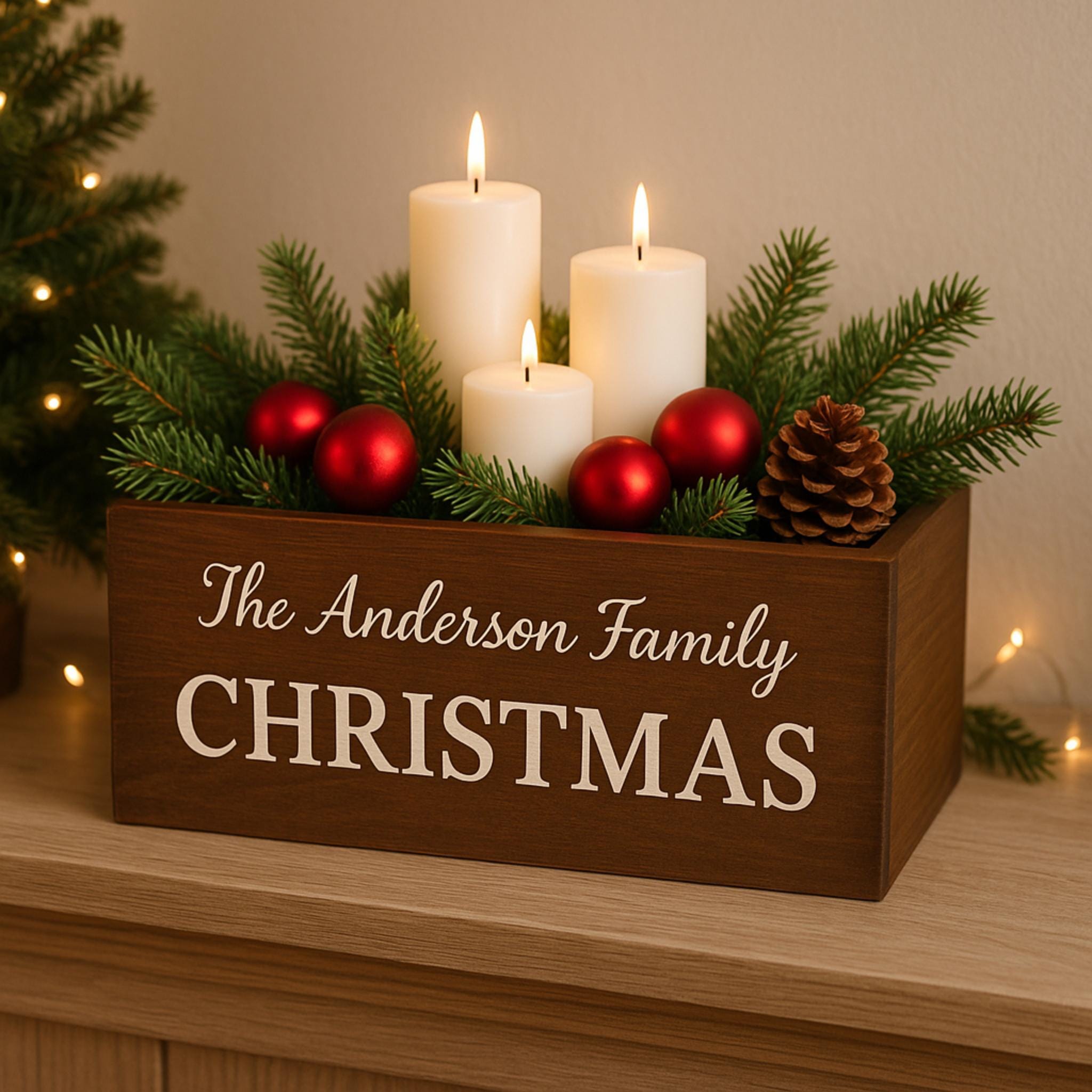 Christmas Mantel Box