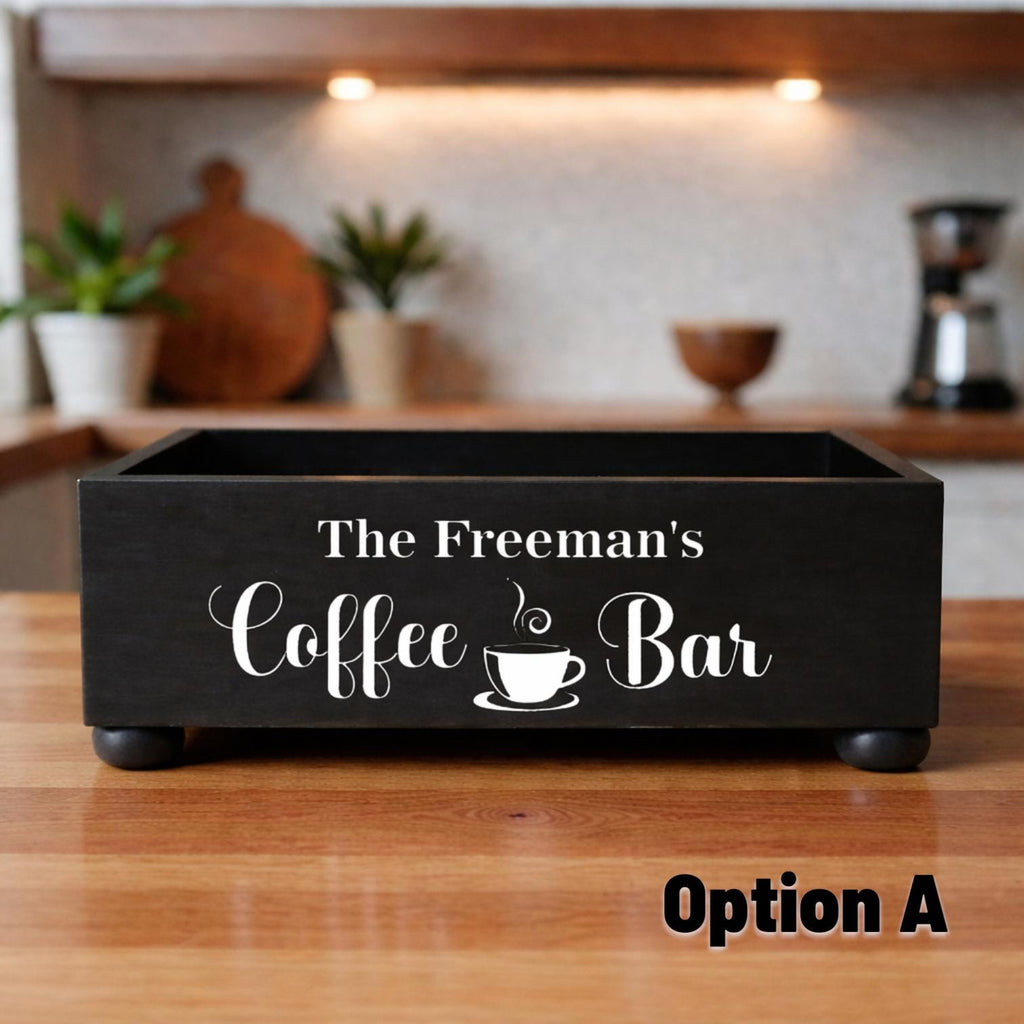 Personalized Coffee Bar Box
