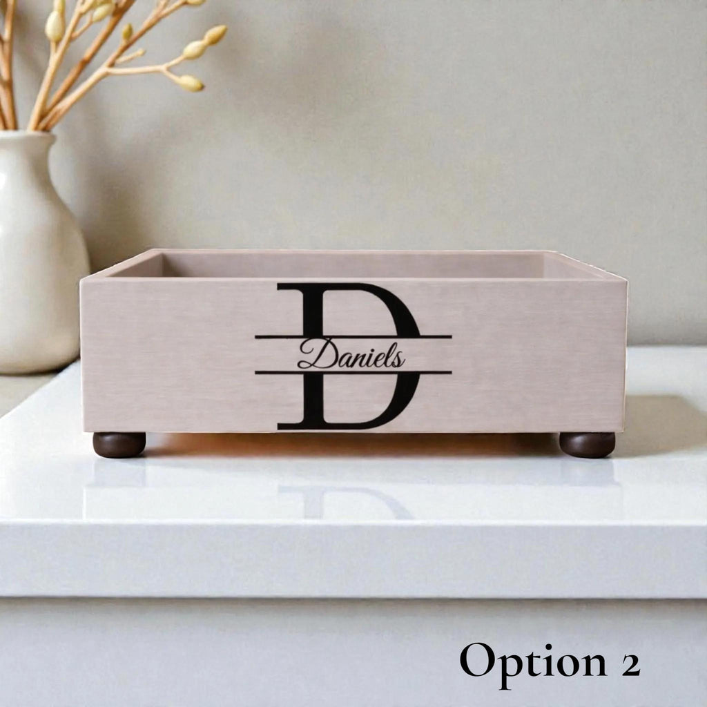 Personalized Monogram Keepsake Box