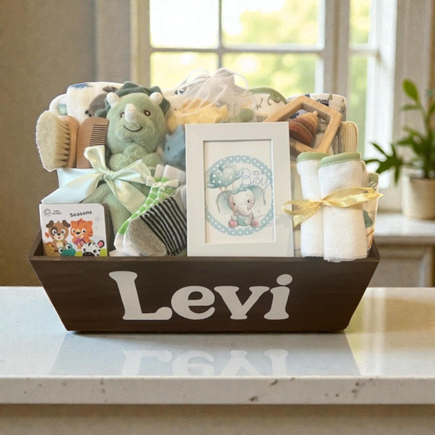 Luxury Baby Boy Gift Basket