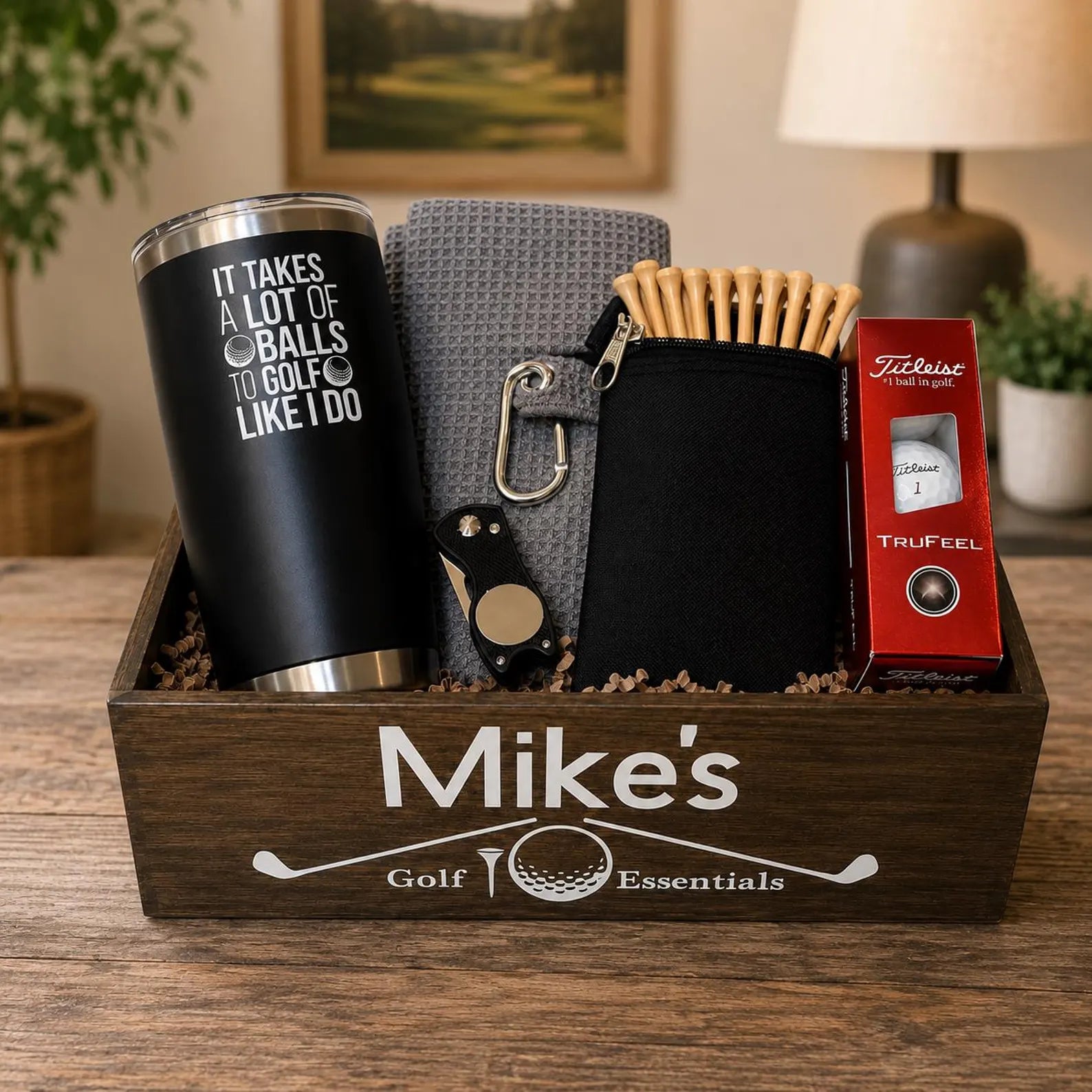 Personalized Golf Gift Set | Retirement Gift for Him | Golf Gifts for Men