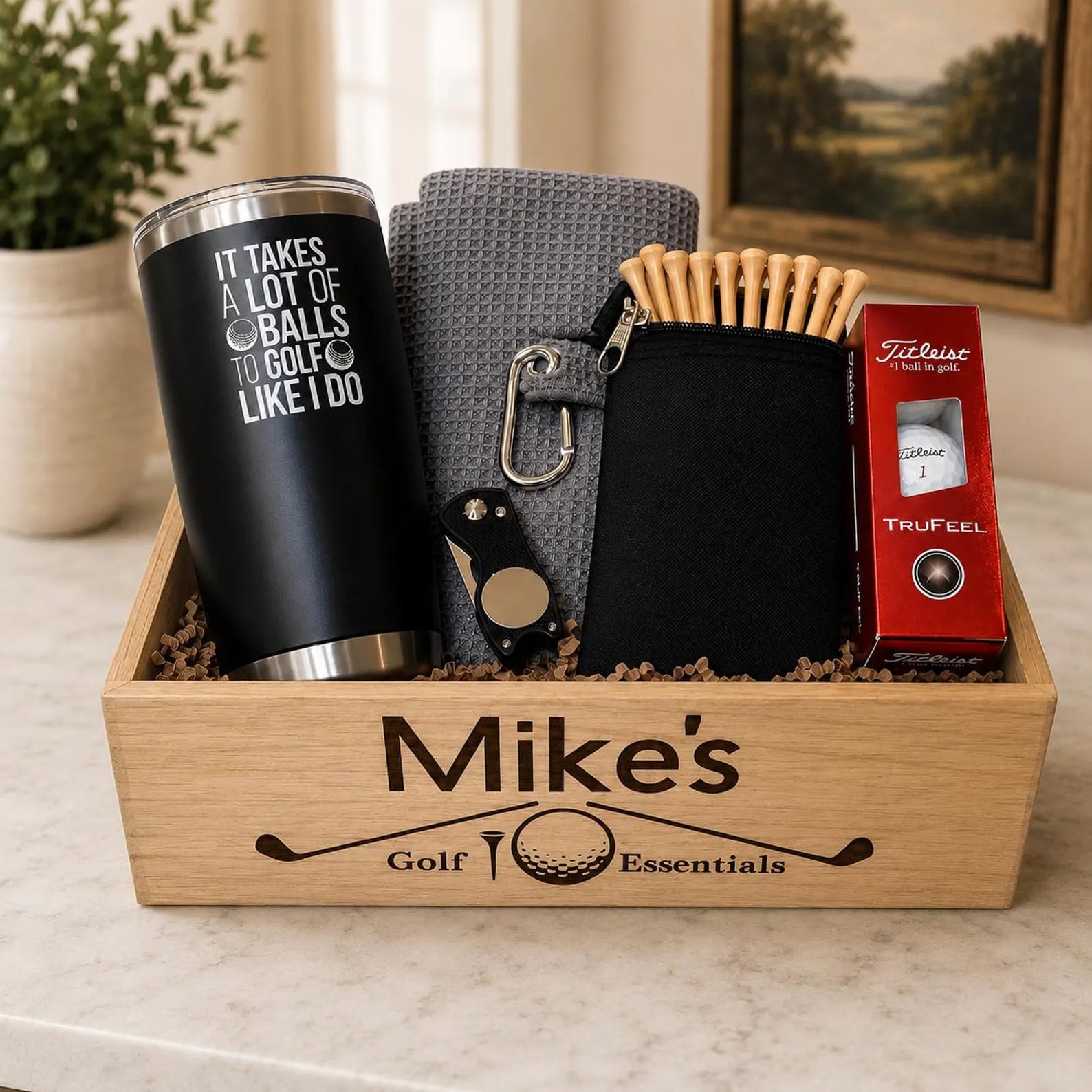 Personalized Golf Gift Set | Retirement Gift for Him | Golf Gifts for Men