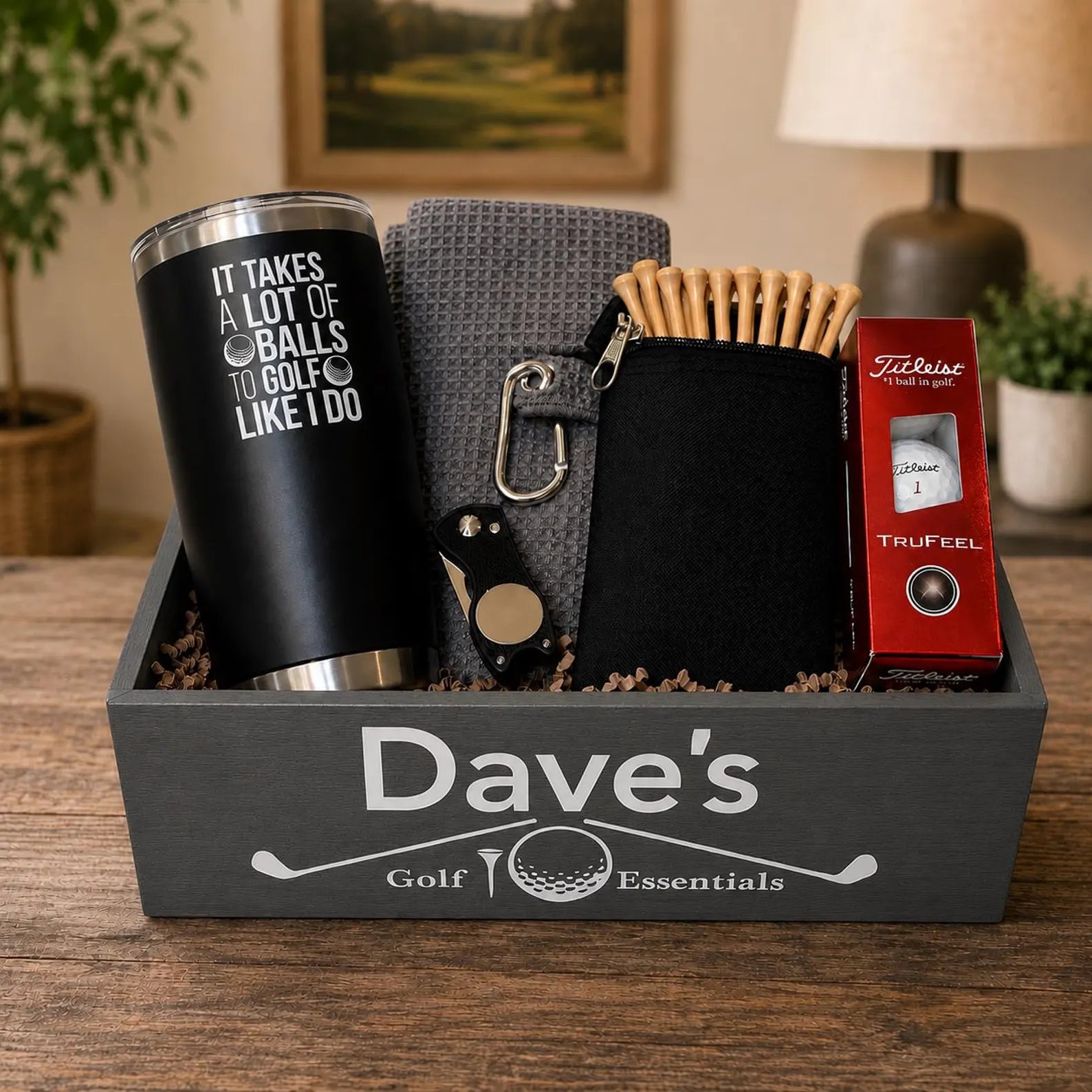 Personalized Golf Gift Set | Retirement Gift for Him | Golf Gifts for Men