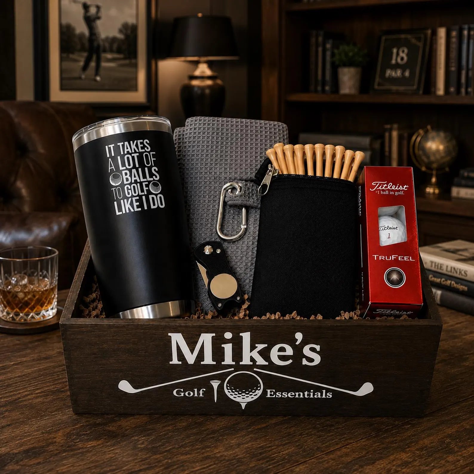 Personalized Golf Gift Set | Retirement Gift for Him | Golf Gifts for Men
