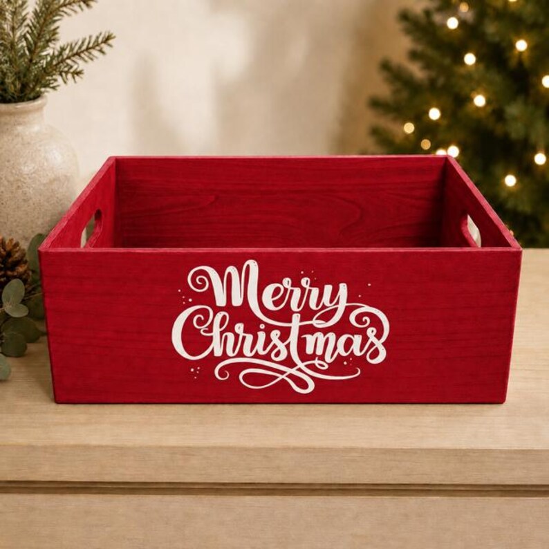 Christmas Card Storage Box