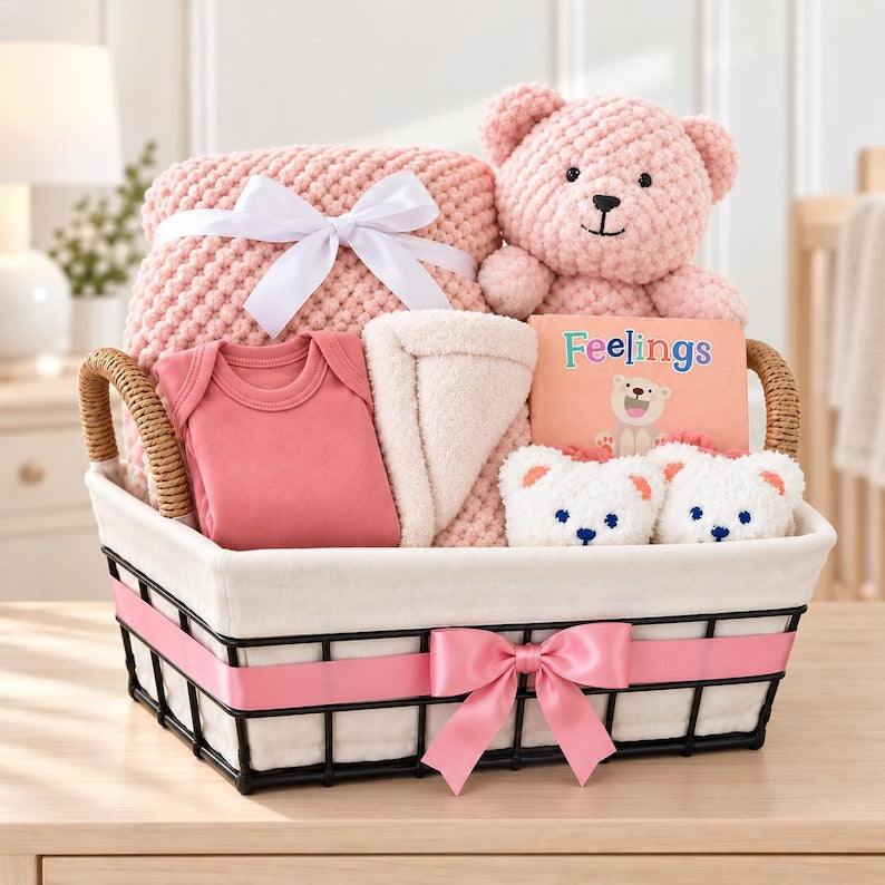 Baby Gift Basket for Girl or Boy – Newborn Essentials
