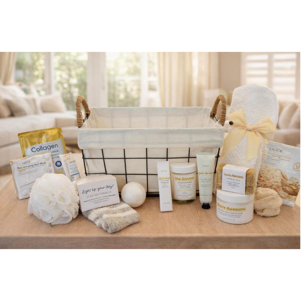 Rose Spa Gift Basket
